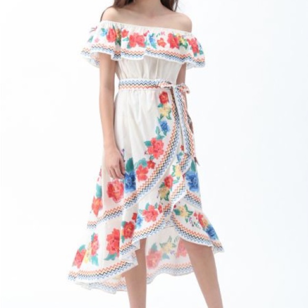 Floral Off-Shoulder Dress